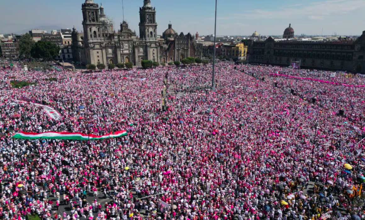 Miles De Ciudadanos Marchan Por La Democracia En La Cdmx El Faro De