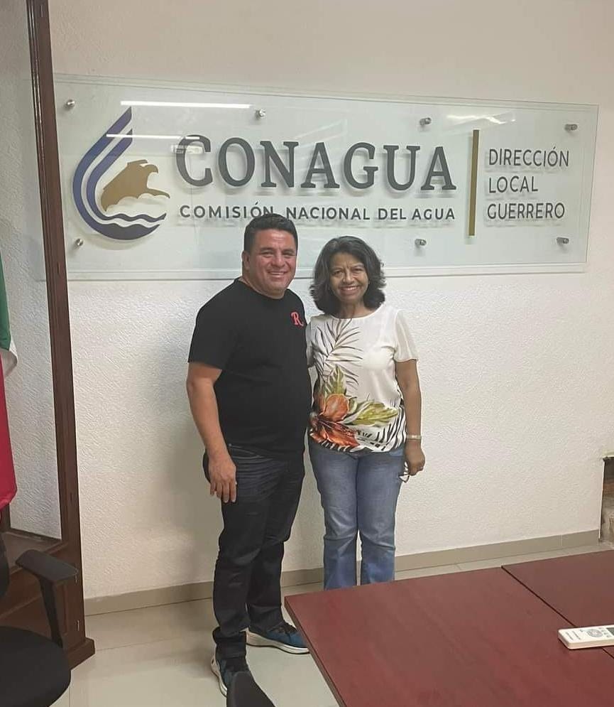 Rigo Chacón gestiona obras en Conagua