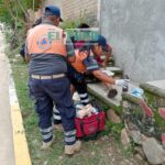 Chocan motociclistas en San Luis Acatlán