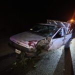 Chocan camionetas en el libramiento de Ometepec