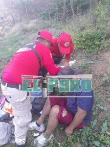 ROJA EL COPILOTO HERIDO