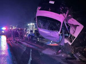 roja la unidad accidentada