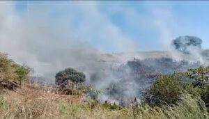 OME EL PERSONAL ATENDIENDO UN INCENDIO