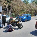 Embiste auto a motociclista en Chilpancingo