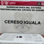 Decomisan presunta droga en el Cereso de Iguala