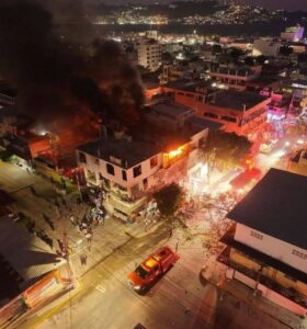 roja el incendio